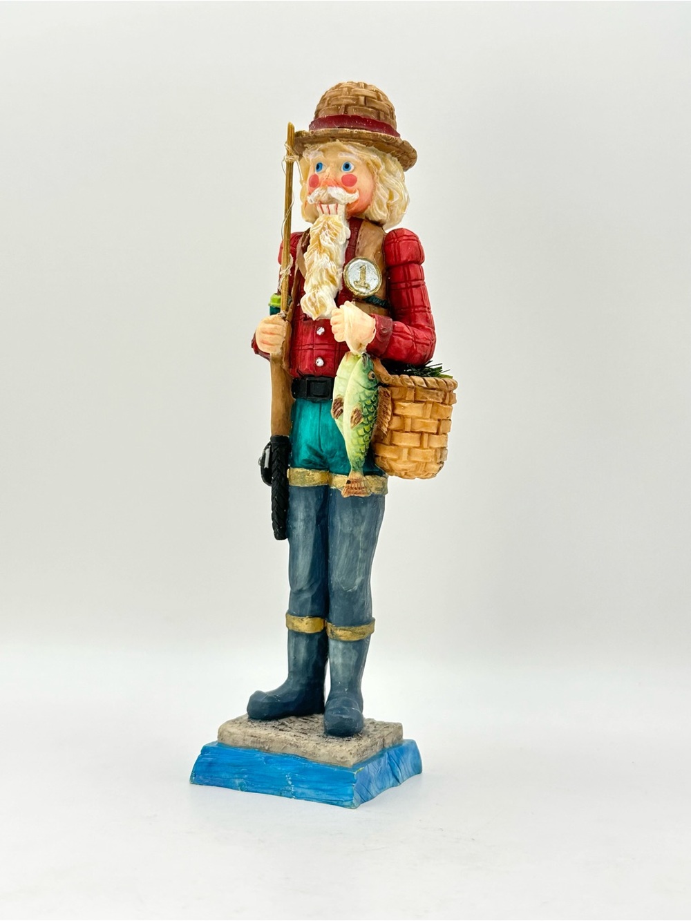 Vintage Fisherman Santa Nutcracker From Nutcracker Classics 1996